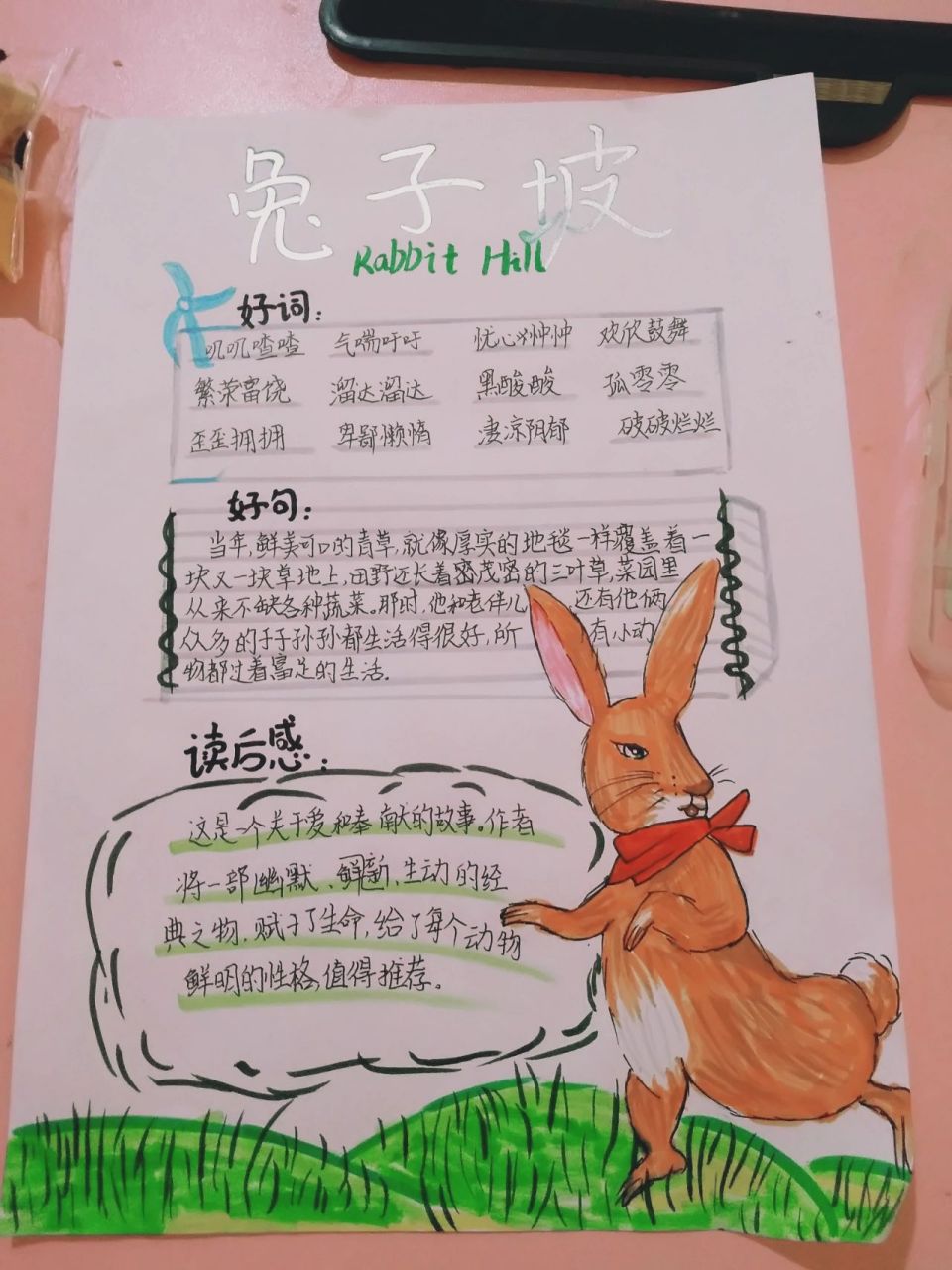 《兔子坡》读书笔记  这兔子不就是狐狸🦊本孤吗?