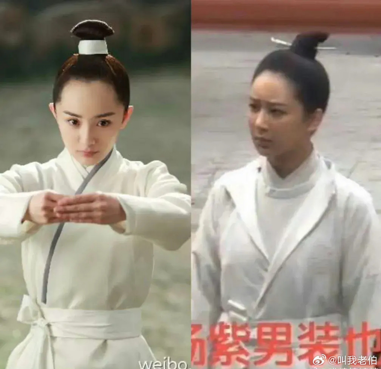杨紫居然也有和杨幂同款造型,这个造型都很考验发际线啊[捂脸][捂脸]