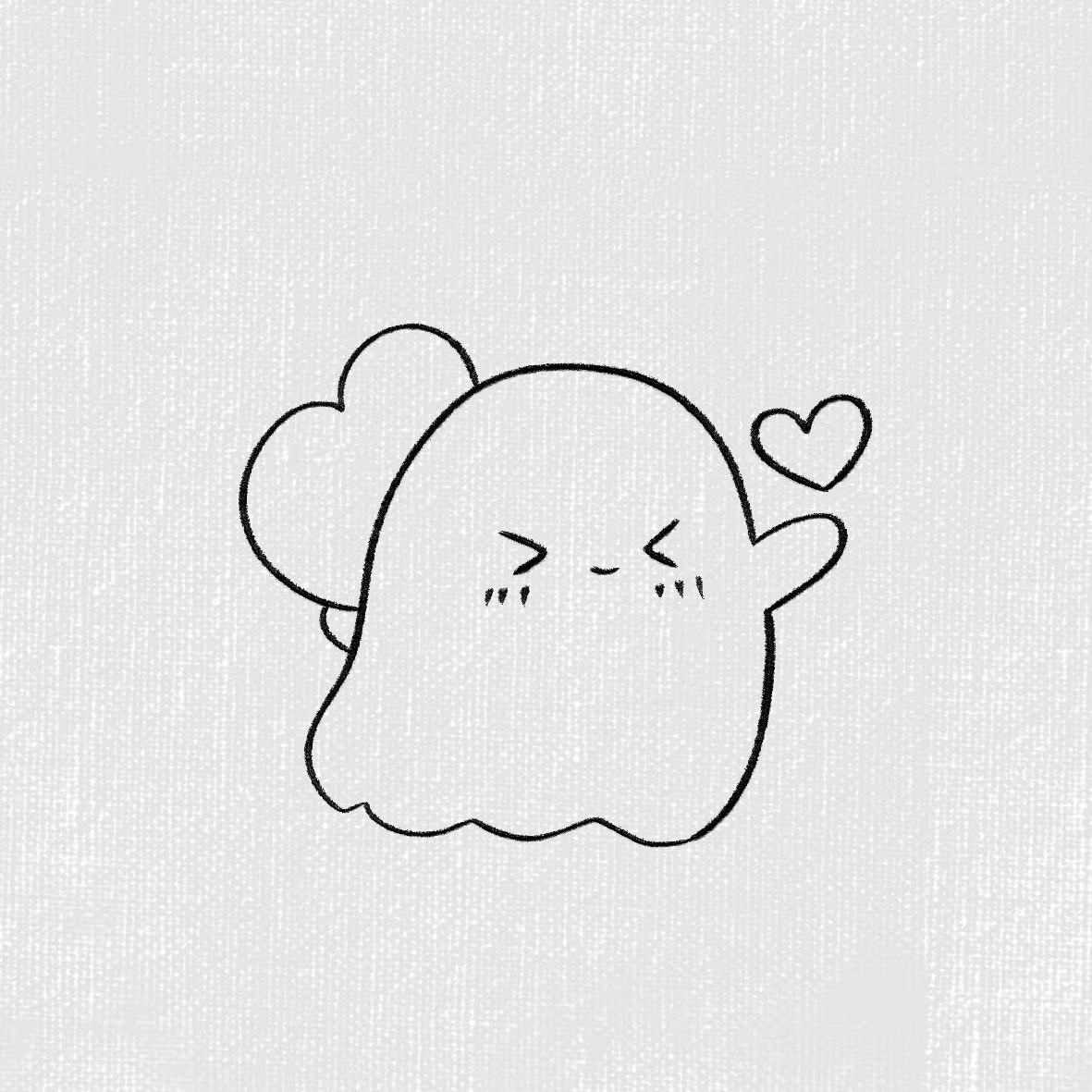 可爱鬼简笔画教程