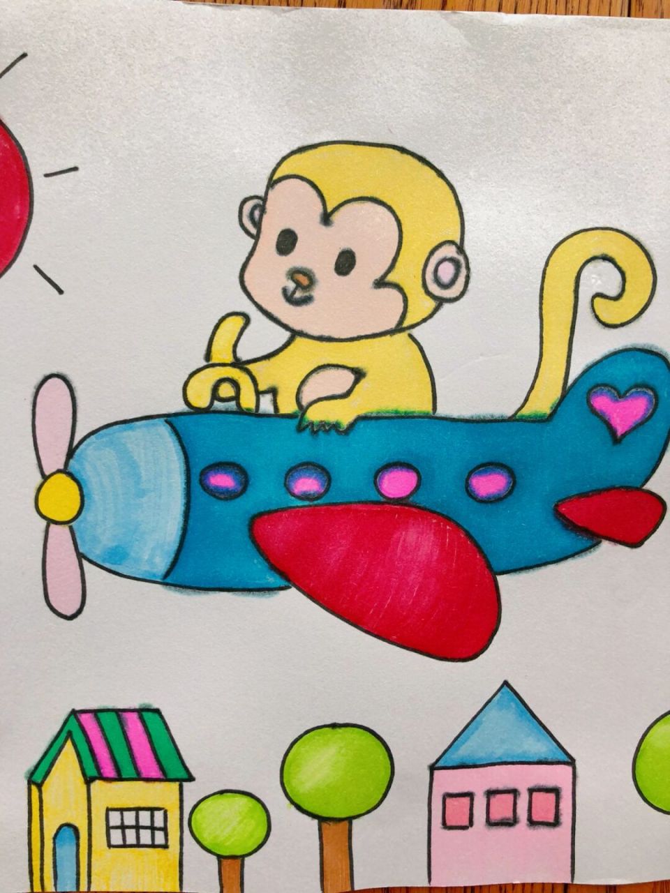 笔记灵感# #画画# #儿童画# #小猴子# #苏州# #简笔画教程# #儿童彩