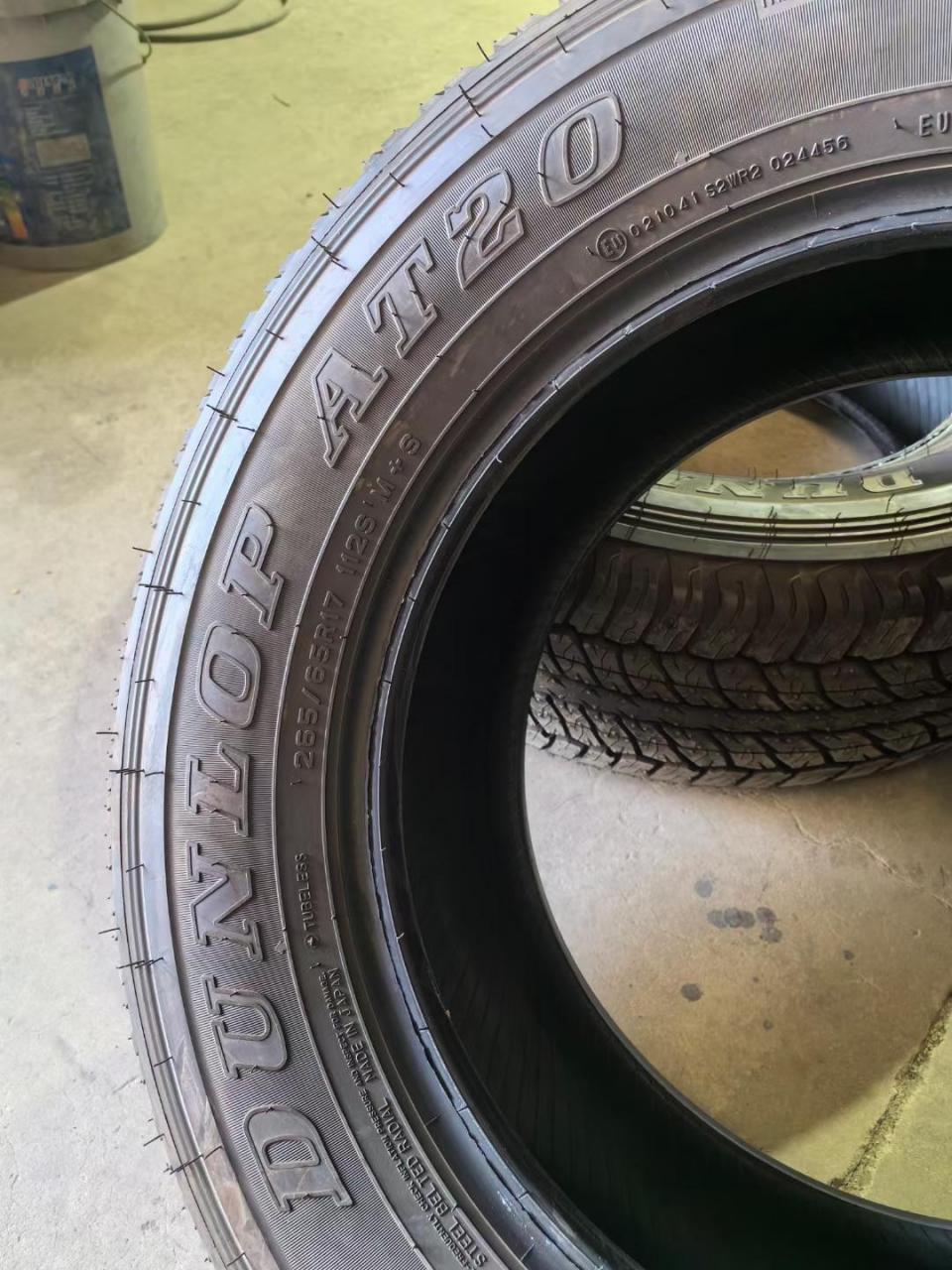 丰田霸道原厂拆车265/65-17进口邓禄普at20轮胎