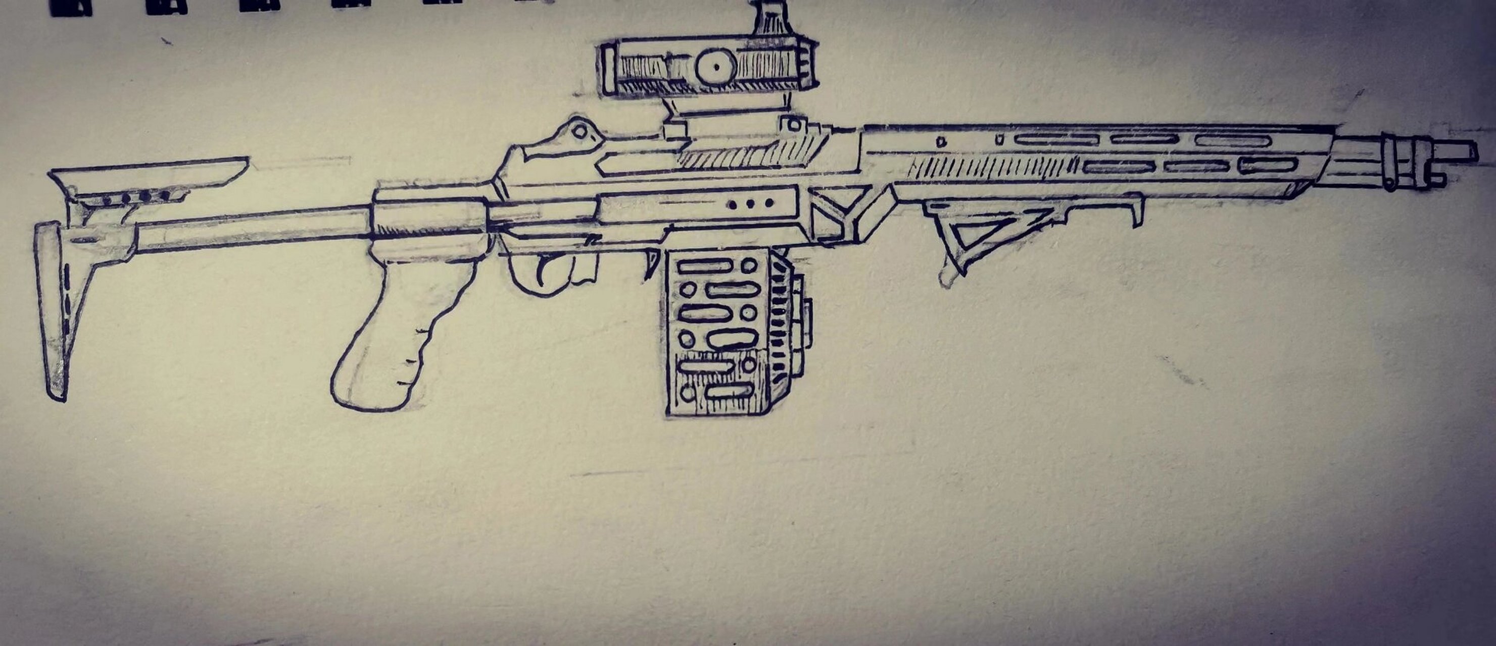 mk14素描图片