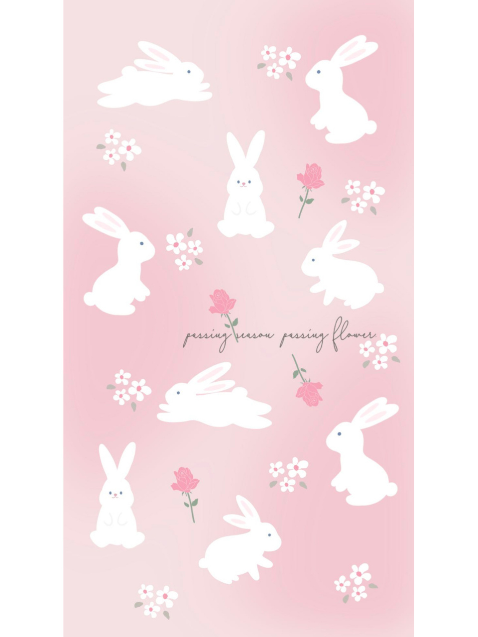 壁纸分享|春天氛围感兔子壁纸|ins风壁纸