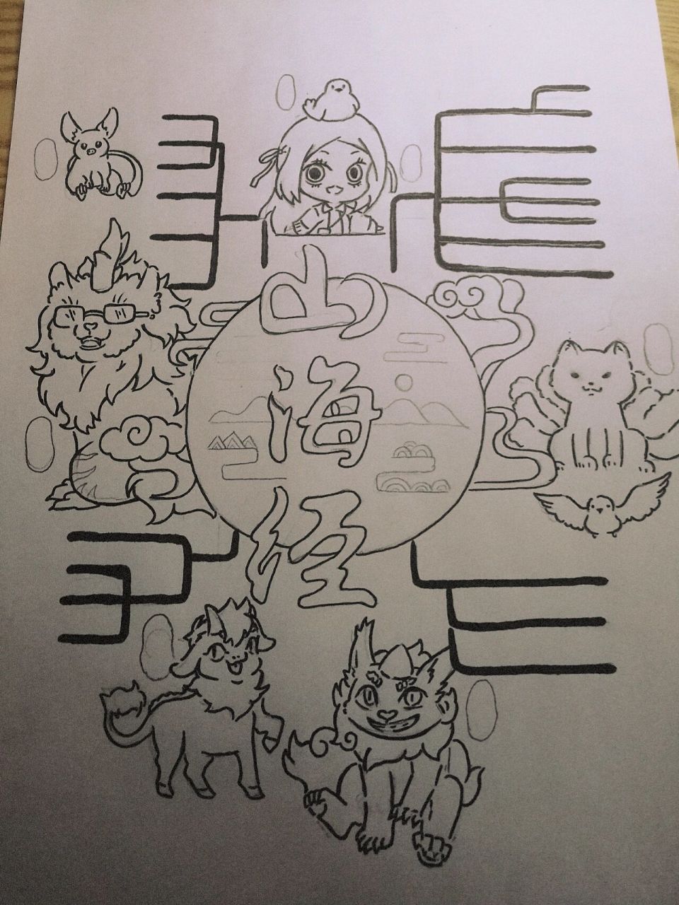 非人哉山海经思维导图可还行?