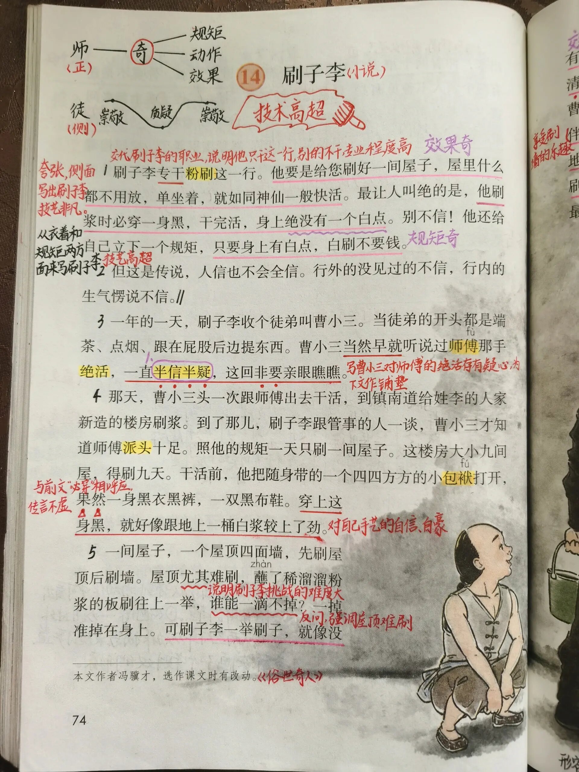 14刷子李笔记图片