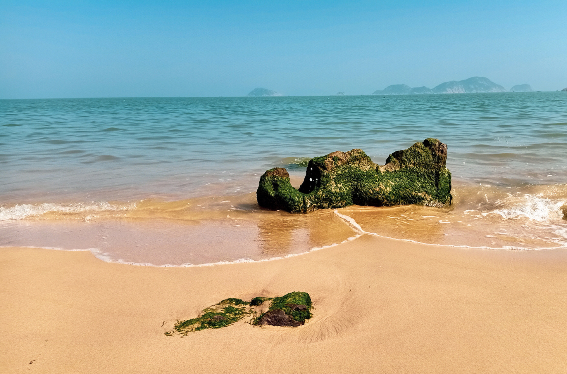 珠海海水最清澈的小众沙滩-西沙滩 位于珠海金湾区南水镇飞沙村,距离
