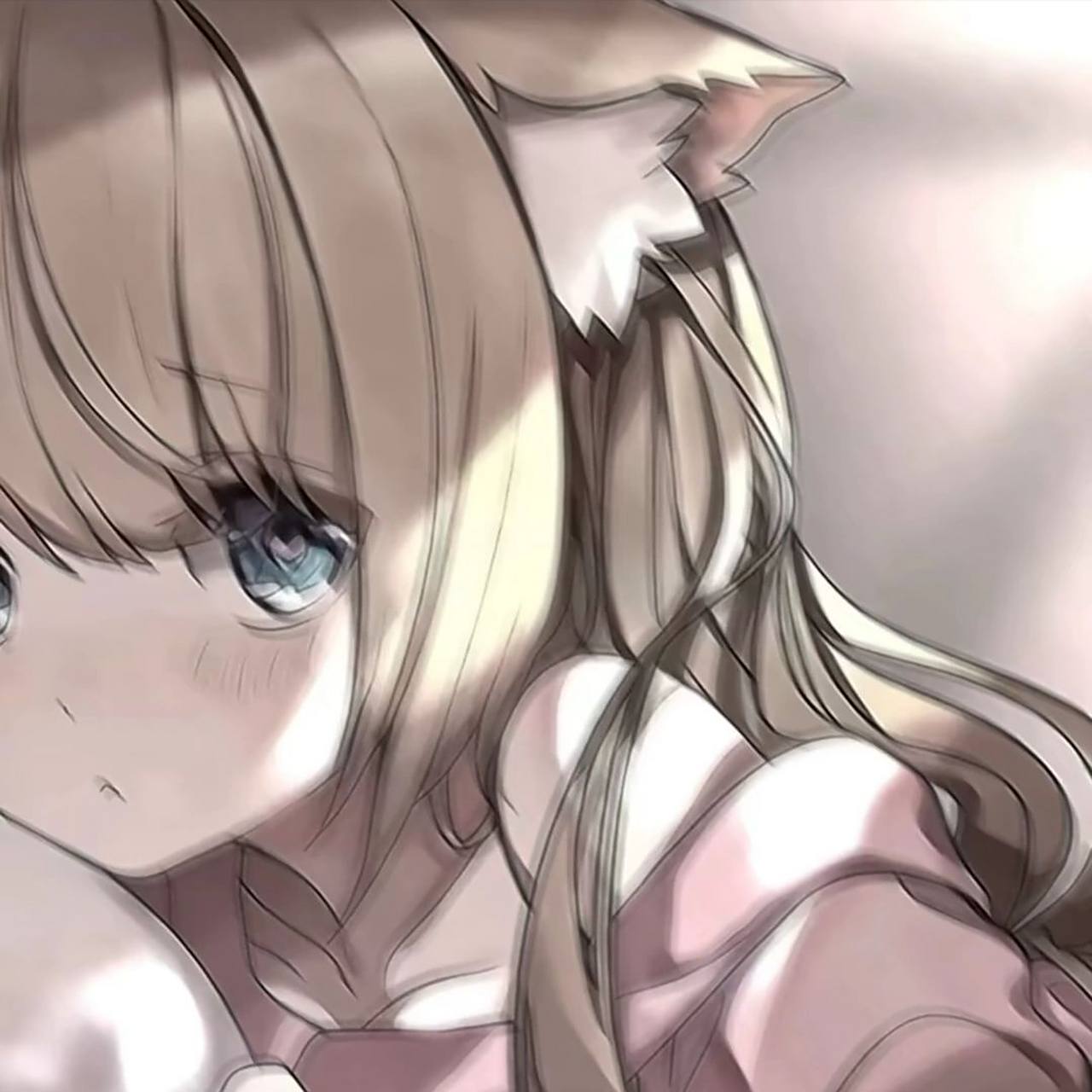 高级朦胧模糊感个性动漫女生头像