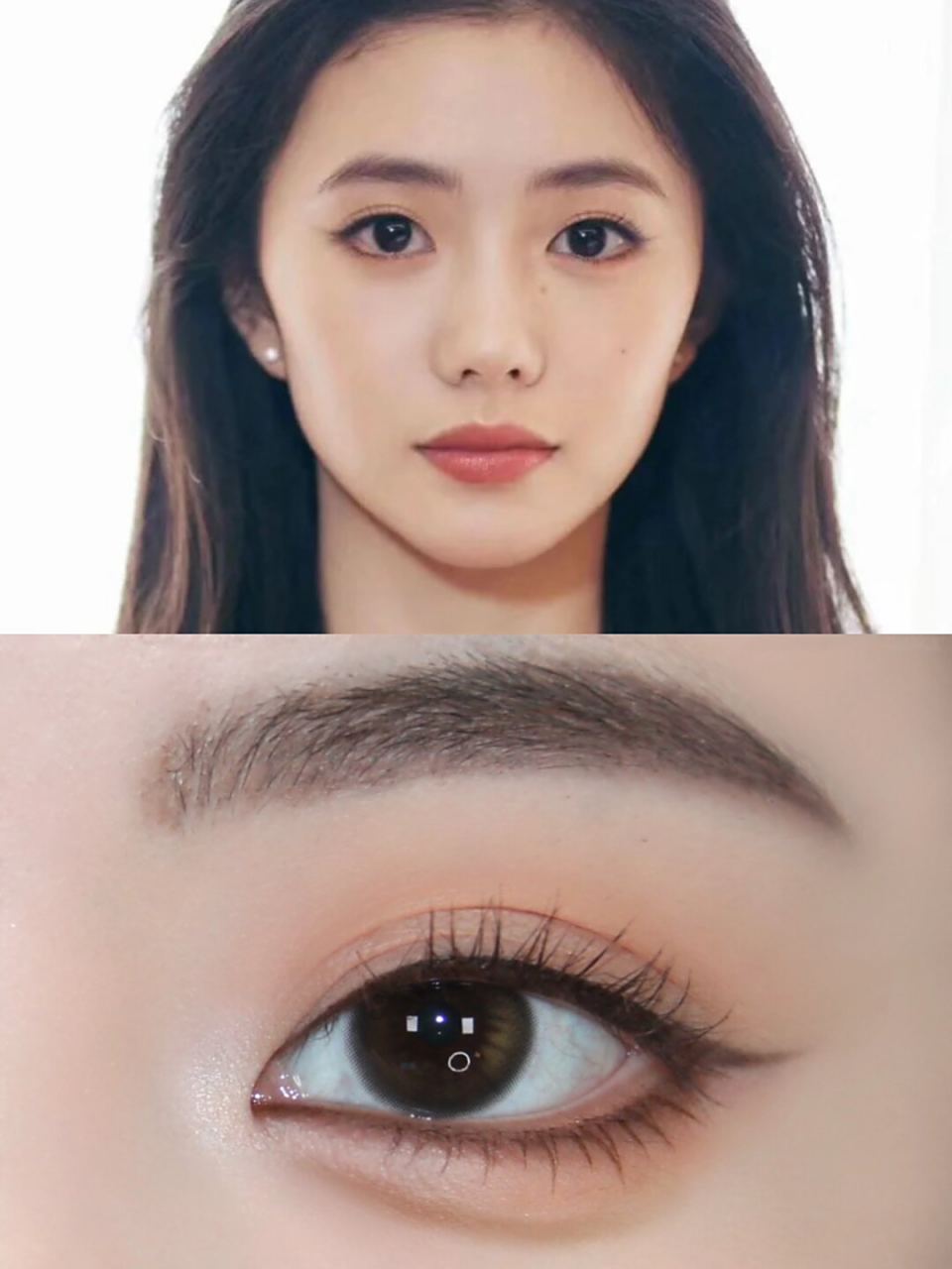 这种白月光的妆容尊嘟好有初恋脸的感觉～ 若有似无原生素颜感脑婆们