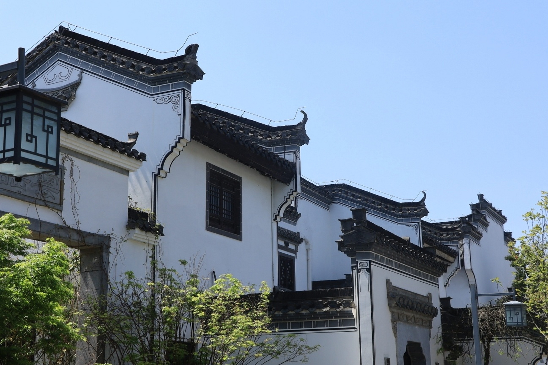 徽派建筑| 徽派文化 969696青砖小瓦马头墙,回廊挂落花格窗92