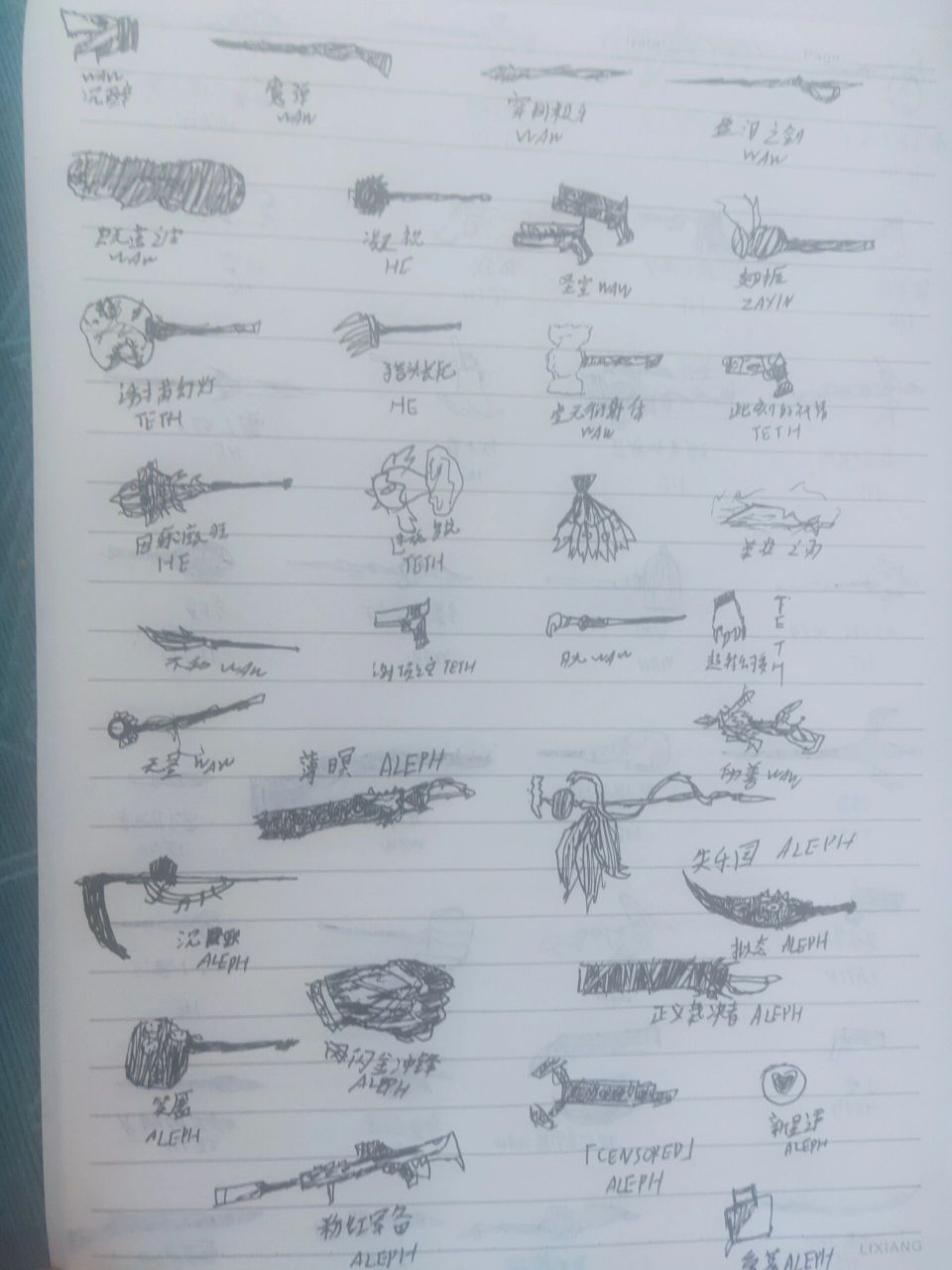 脑叶公司e.g.o.武器