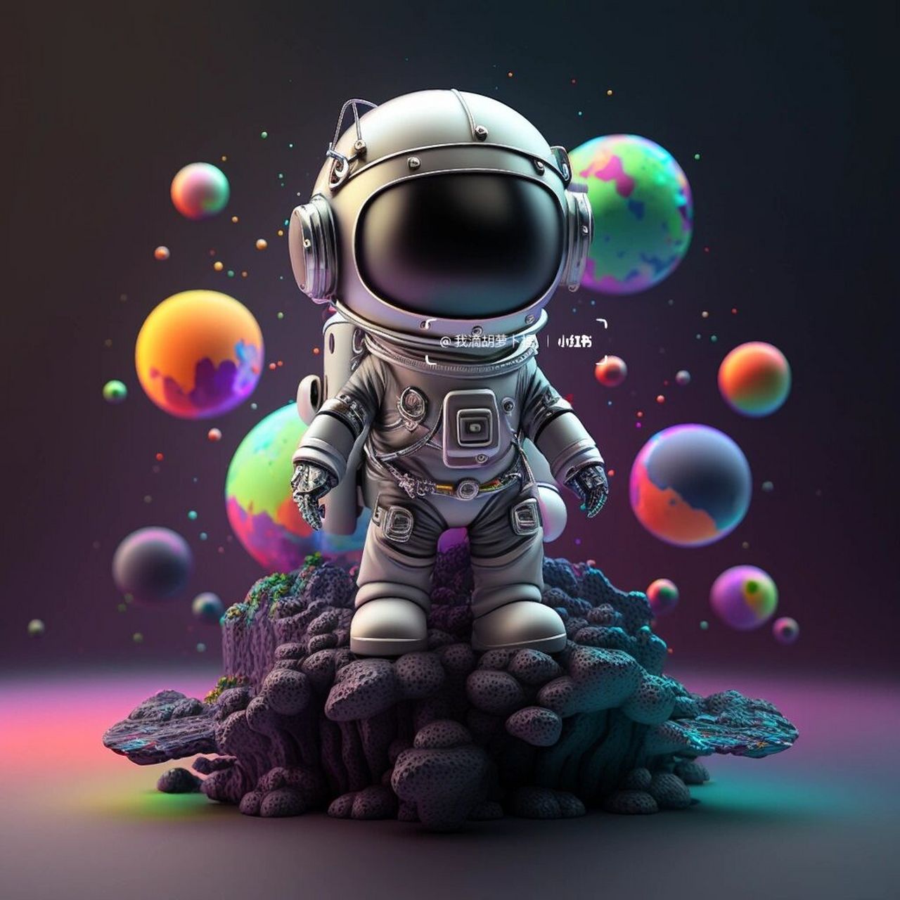 q版宇航员|我曾踏月归来 愿枕星河入梦