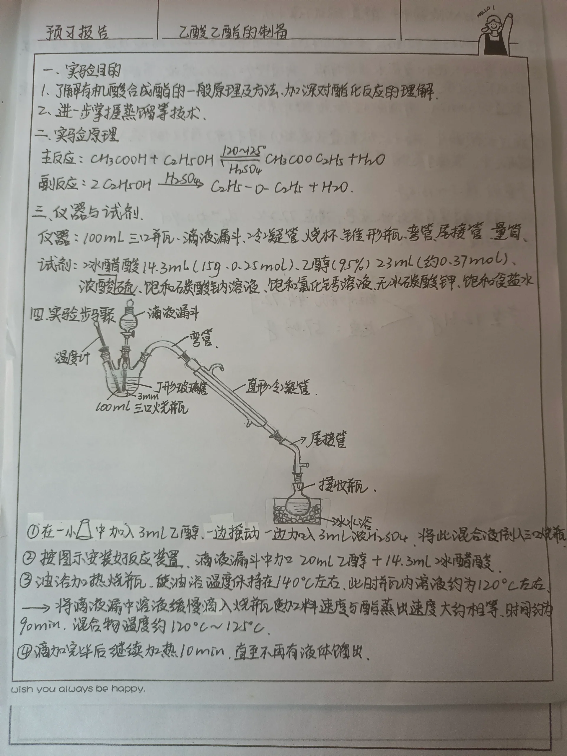 乙酸乙酯的制备图片