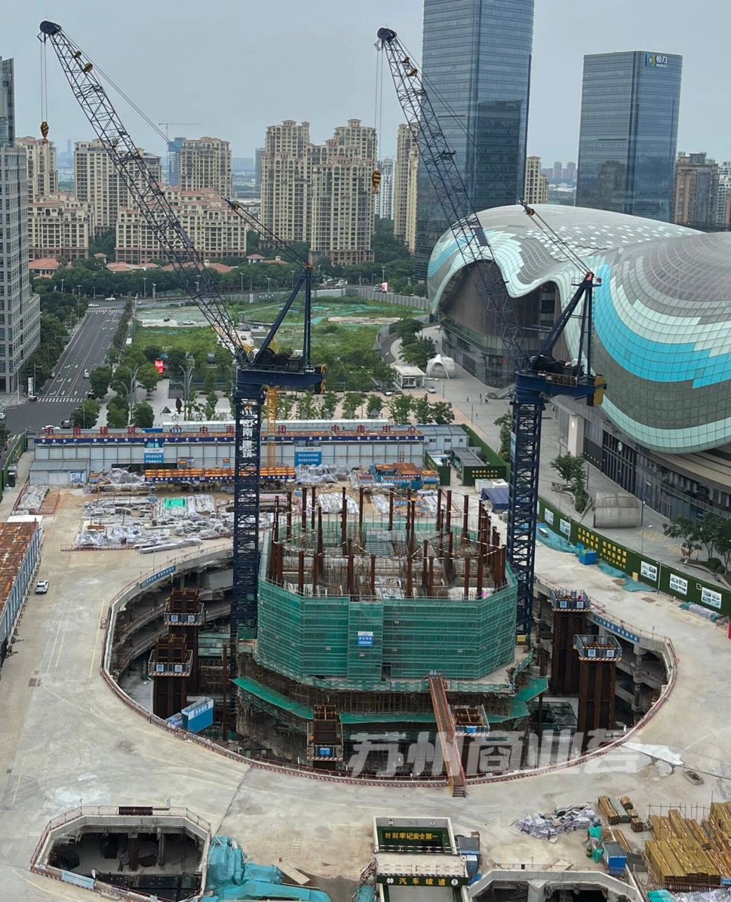 苏州中南中心 苏州第一高楼中南中心(499.