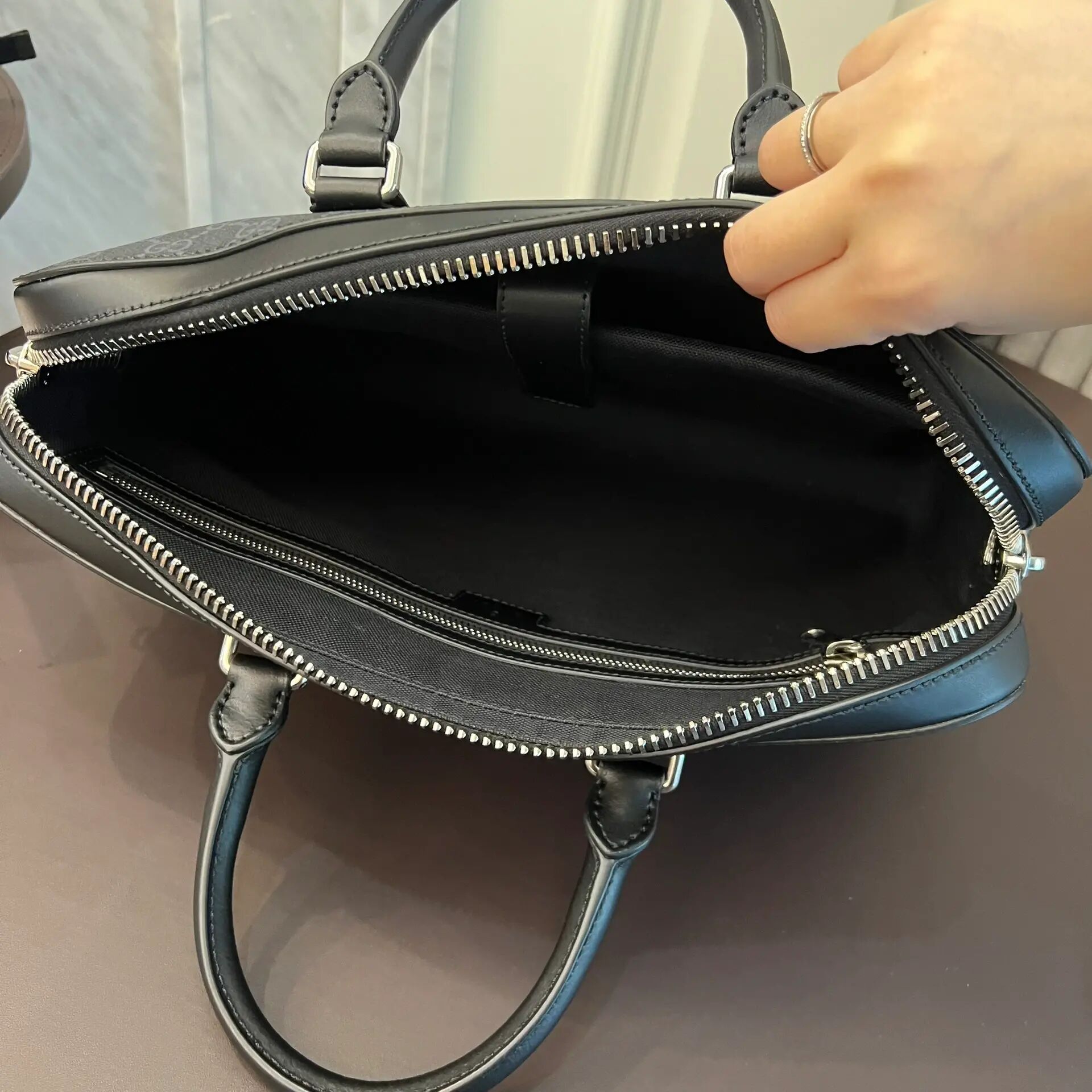 gucci 古驰 公文包 双g 男士手提包