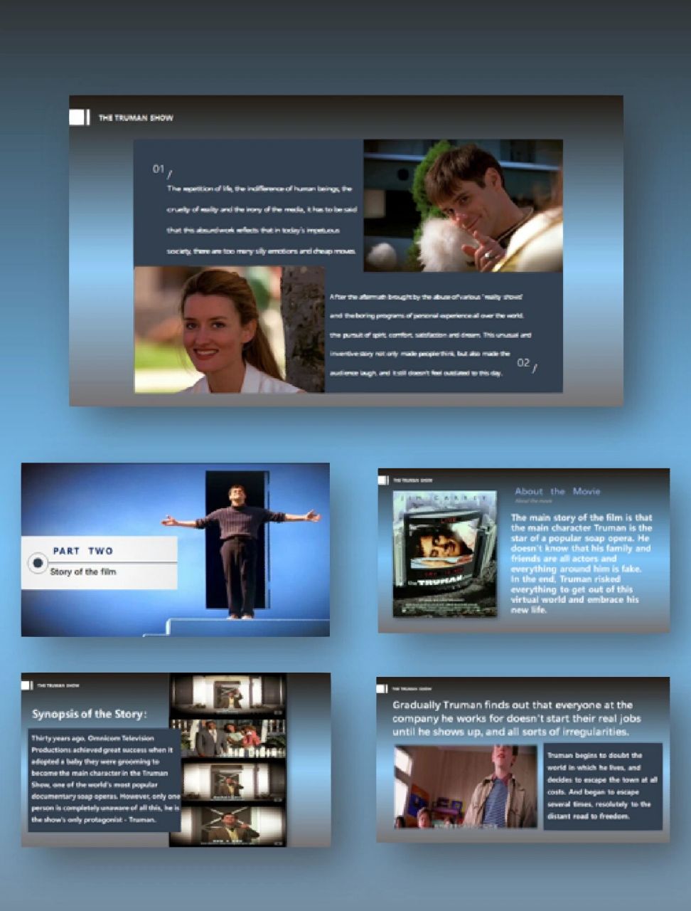 ppt分享 ppt 电影《楚门的世界》ppt分享 ppt模板→楚门的世界 ppt