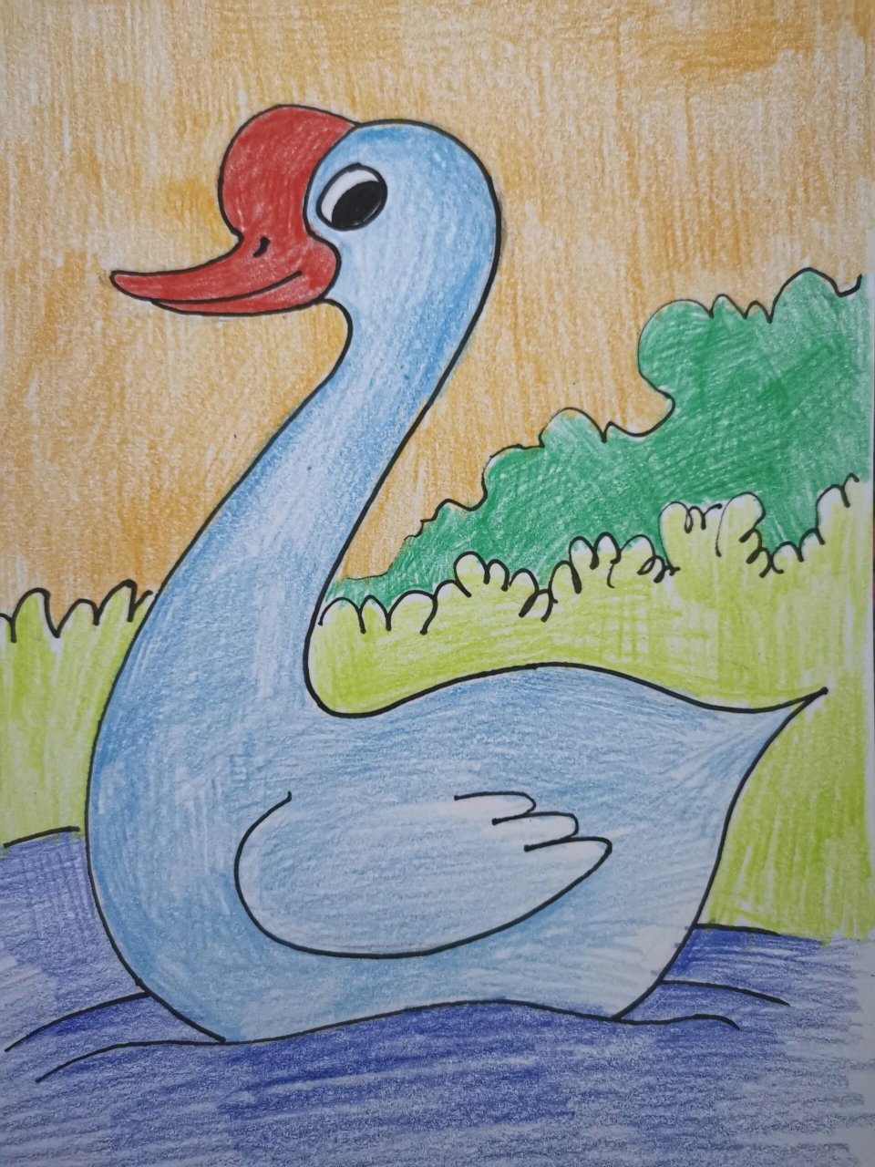 简笔画(120)跟我一起画大鹅