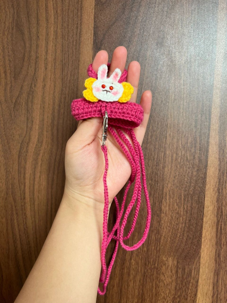 手工钩织仓鼠金丝熊衣服可拆卸牵引绳 可以做衣服,牵引绳