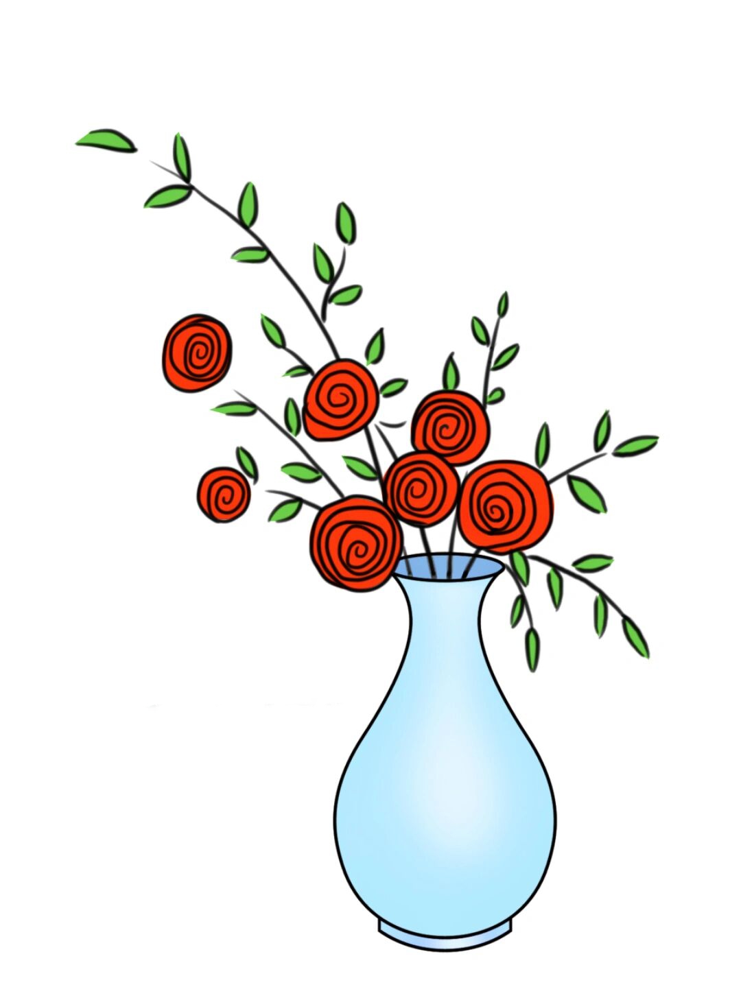 花瓶简笔画