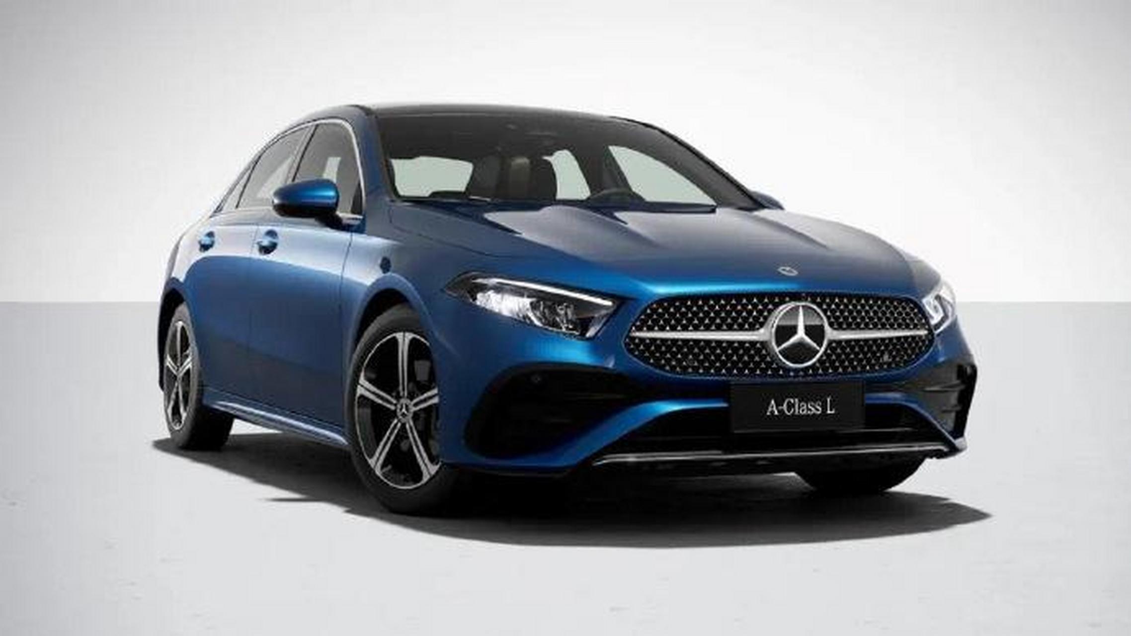 中期改款奔驰a级上市售价24.95-27.22万元,老款入门版a180l售价21.