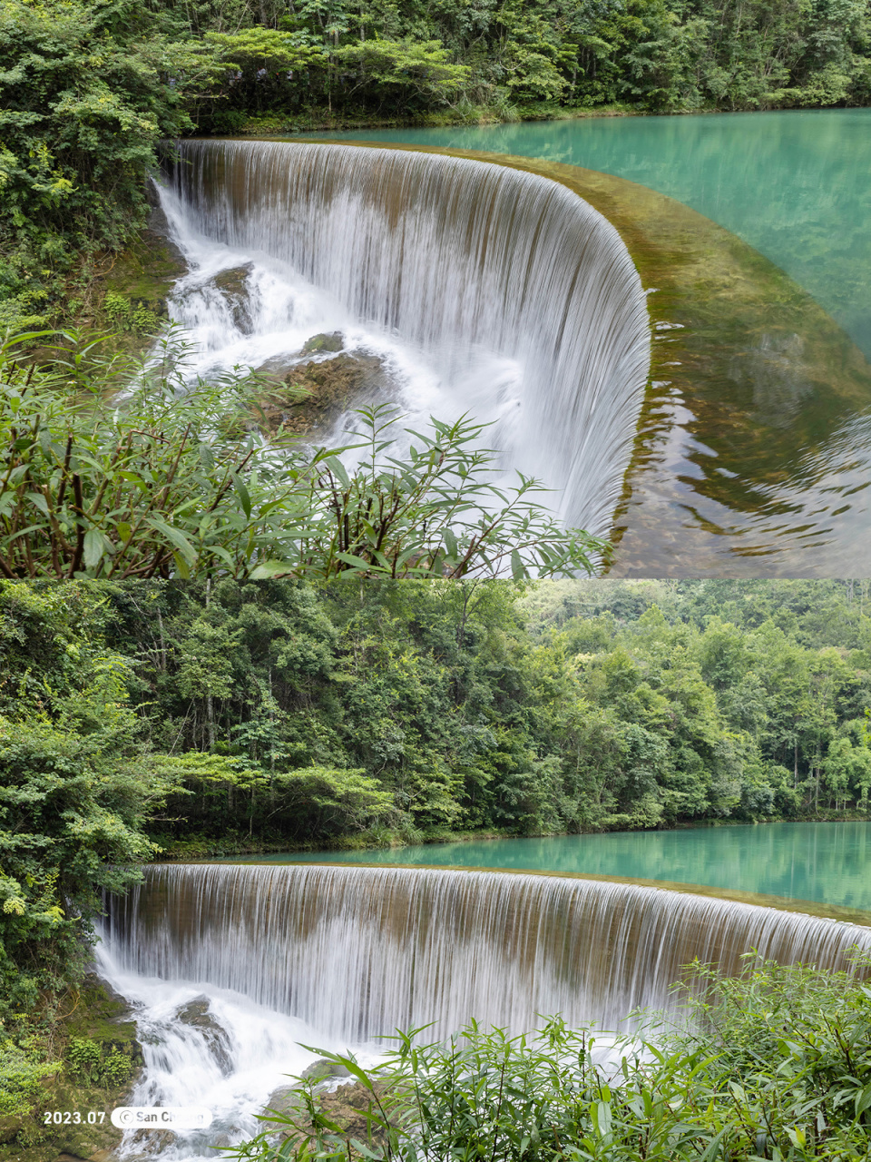荔波小九寨:小七孔卧龙潭 荔波小七孔景区集山,水,林,洞,湖泊和瀑布为