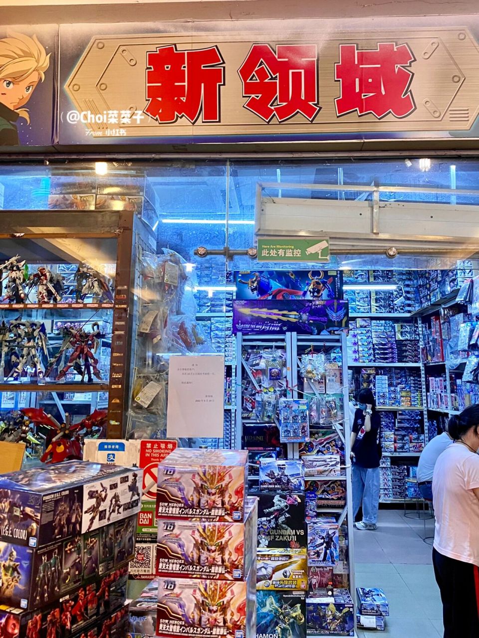 探一下一德路玩具批发市场里的高达模型店～ 这个批发市场一楼全是
