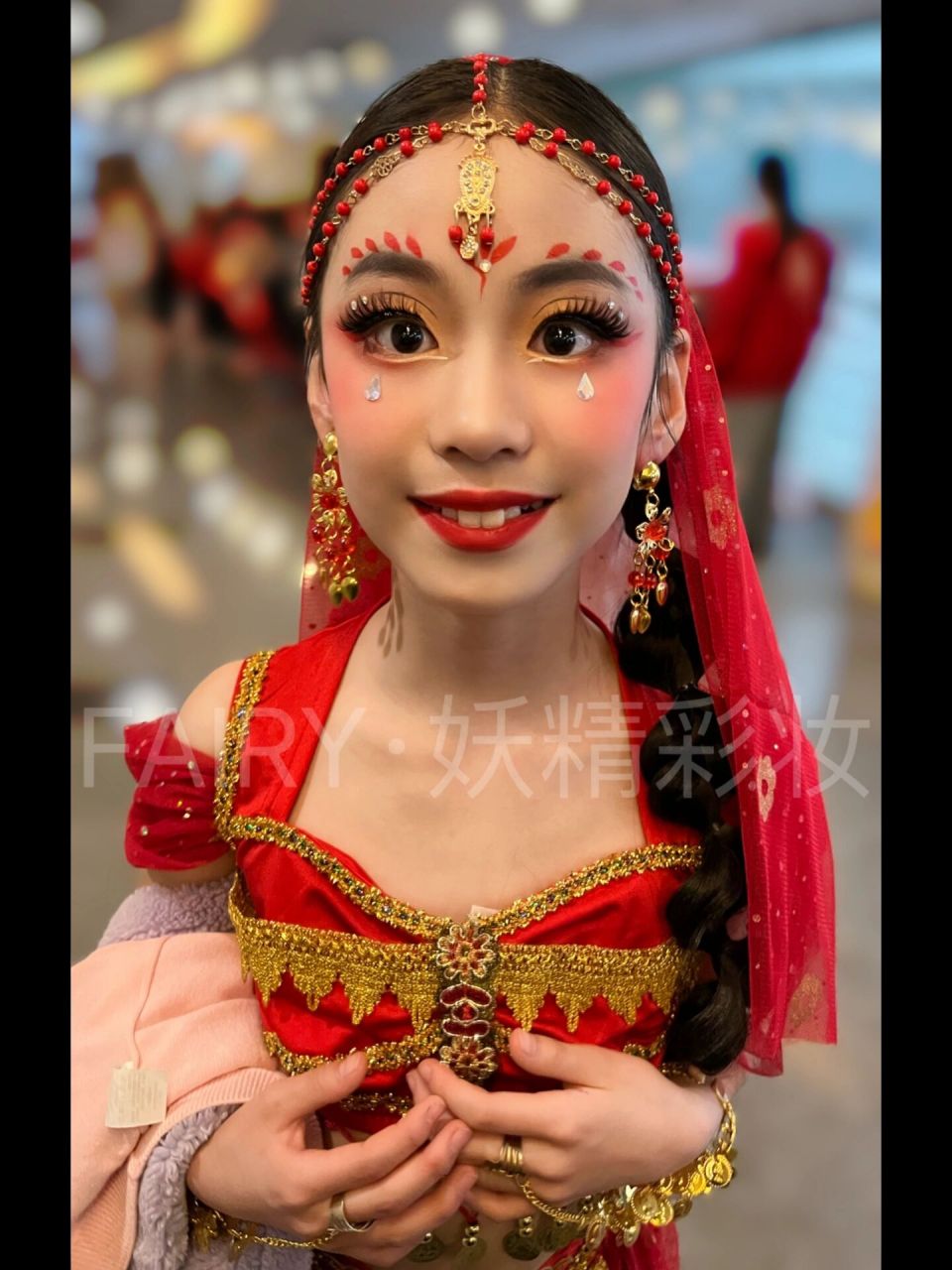 印度舞妆容 印度舞《纱丽纱丽》舞台妆造