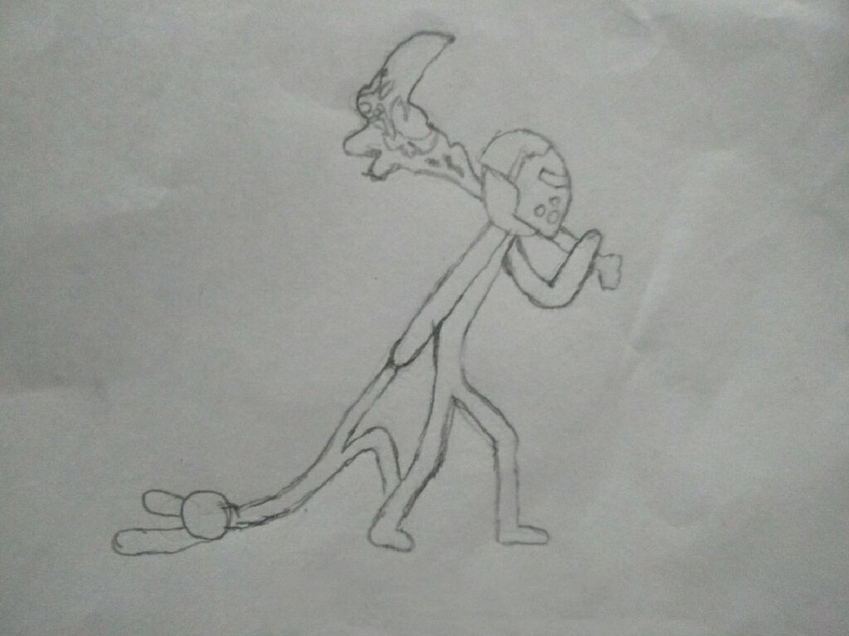 火柴人战争遗产格里芬(师鹫大帝)绘画 看我画的格里芬(狮鹫大帝)怎么