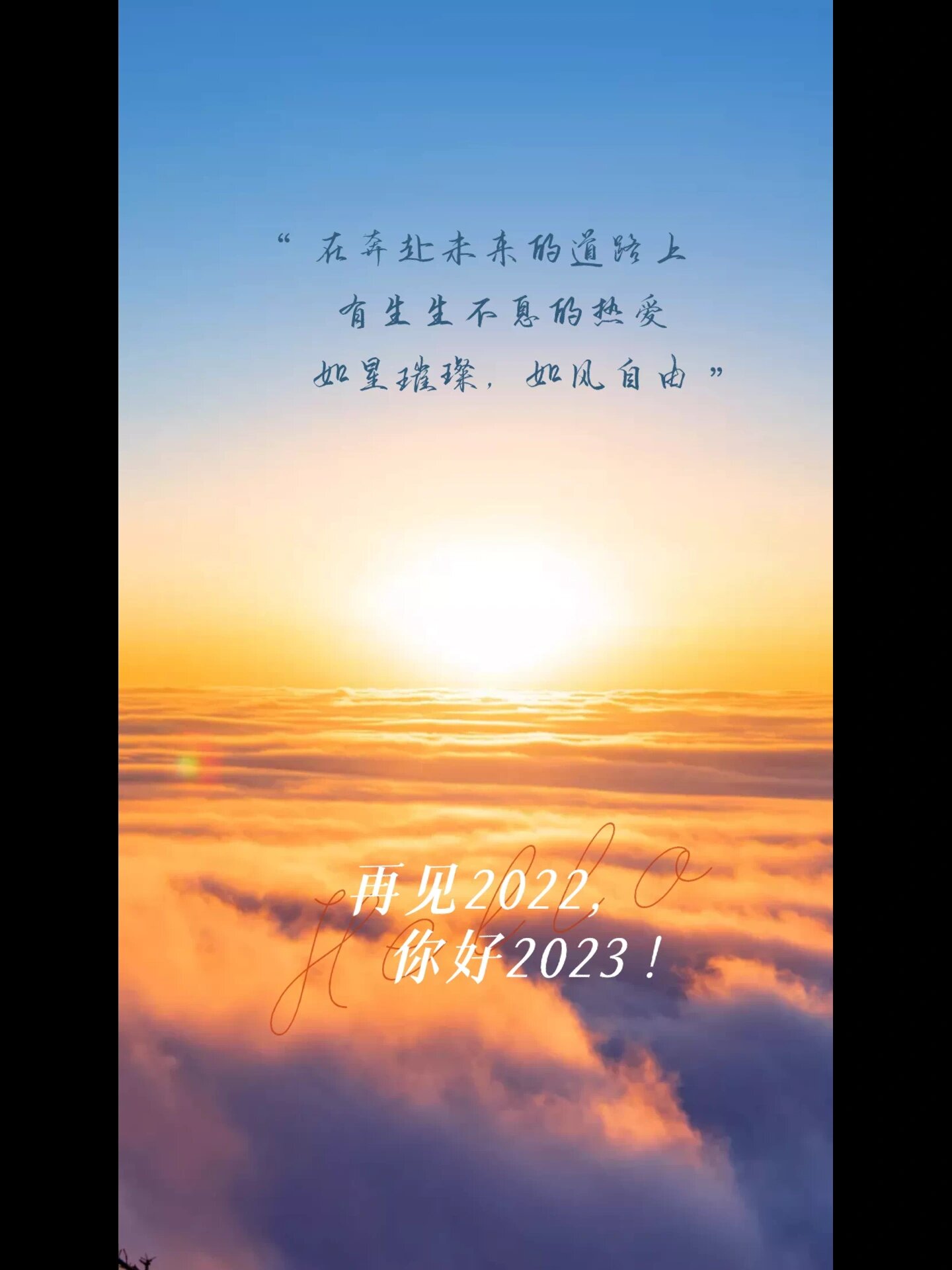 壁纸2022年马上过去,一起迎接2023年吧!