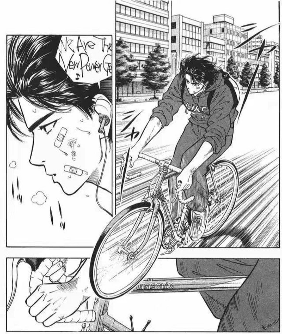 资讯〗panasonic pr6000 公路车    流川枫当年骑着公路自行车,蓝白