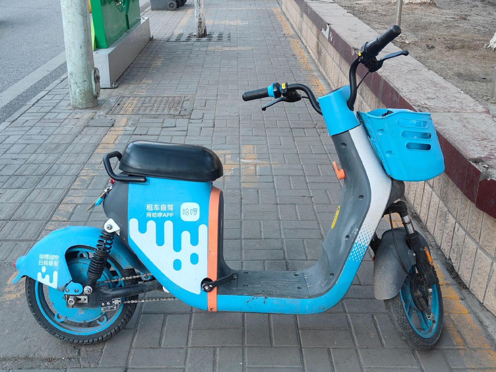 山西大同电动车 云冈区 哈罗 青桔