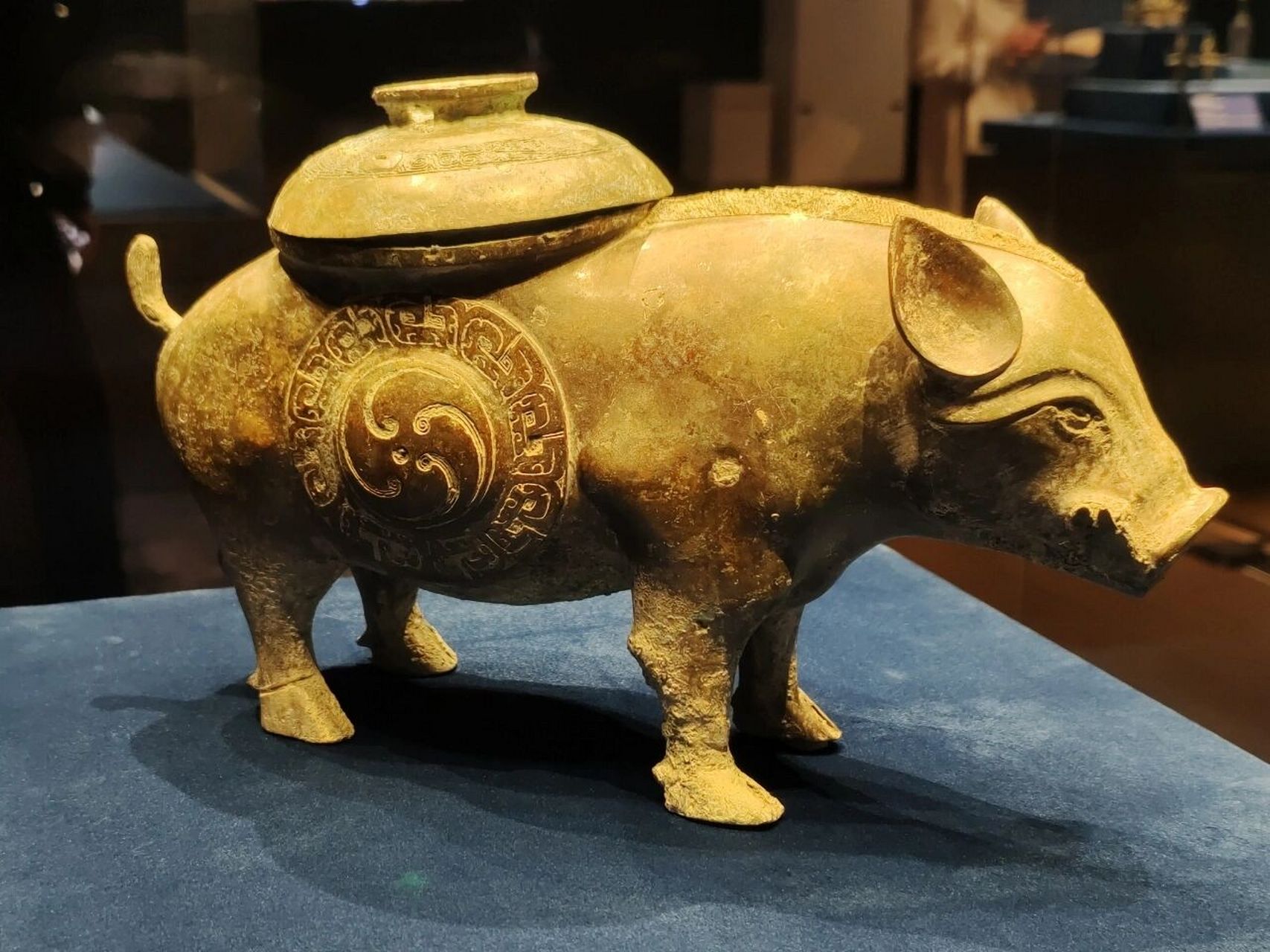 清华大学艺术博物馆 青铜器太精美,一群萌萌的小动物 错过了晋候鸟尊