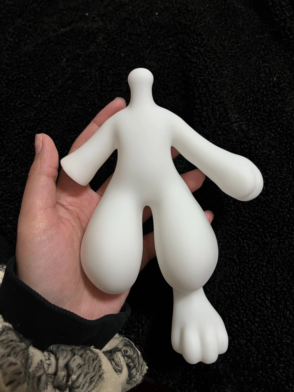 兽设玩偶教程:身体塑型,毛布打板及拼接 1.