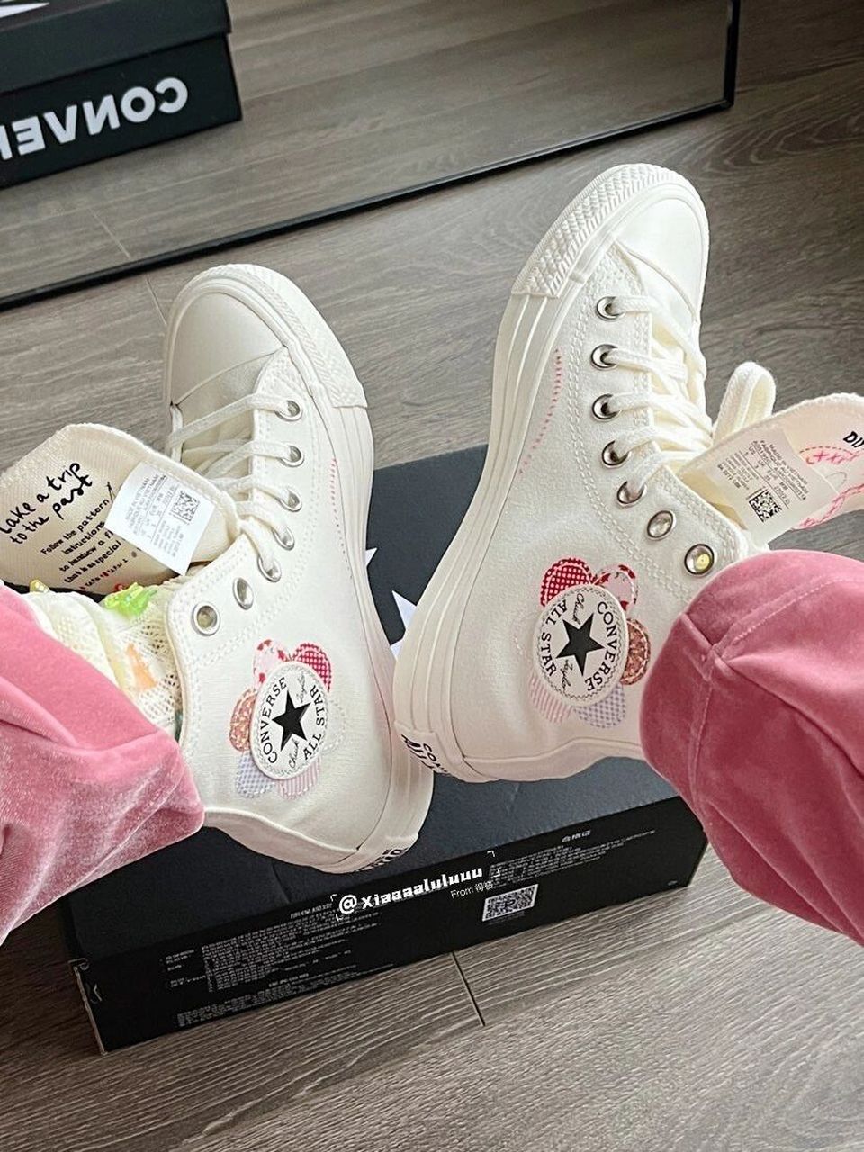 夏日伴侣 匡威刺绣小花 converse all star系列