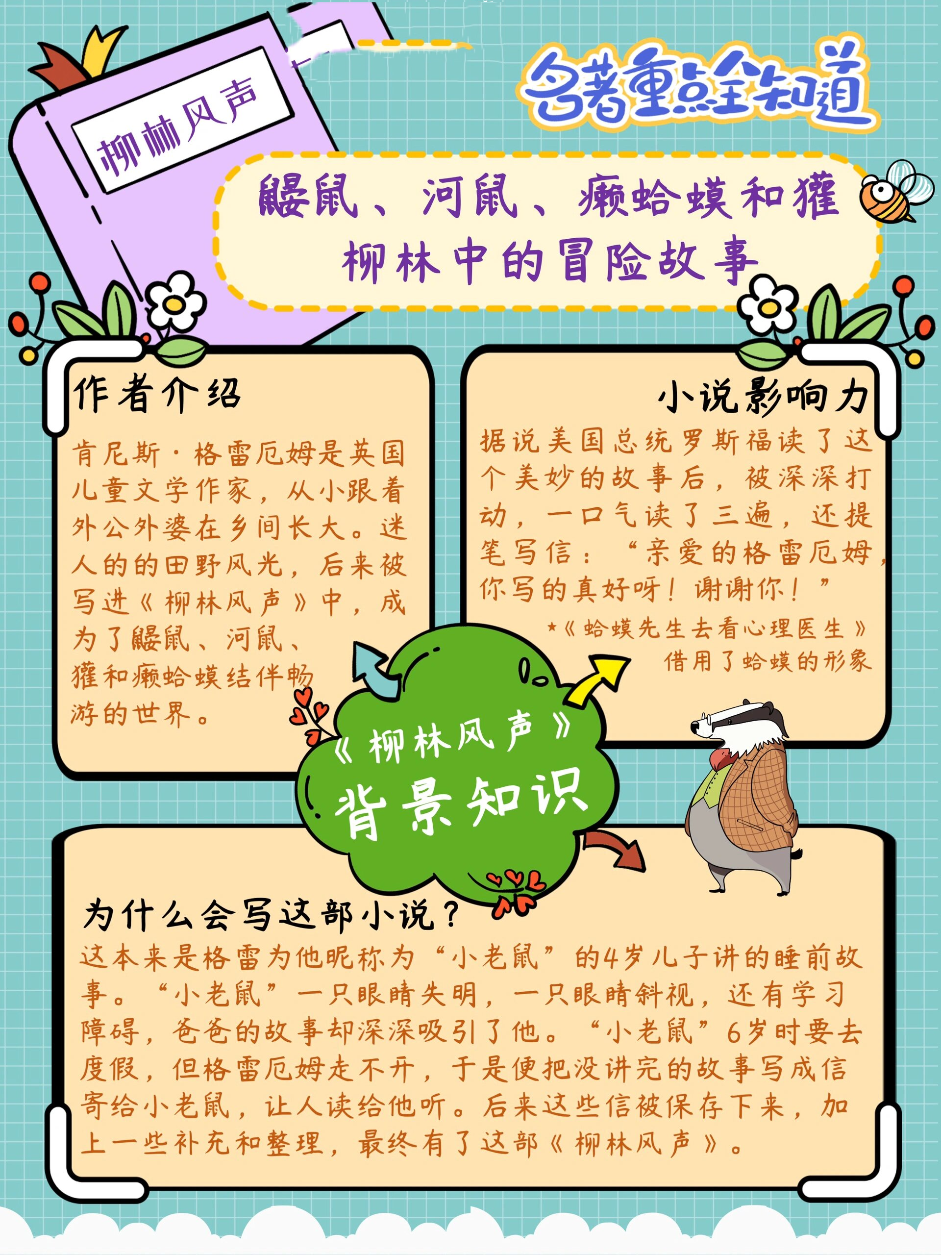 《柳林风声》读书笔记|好词好句积累就看这本