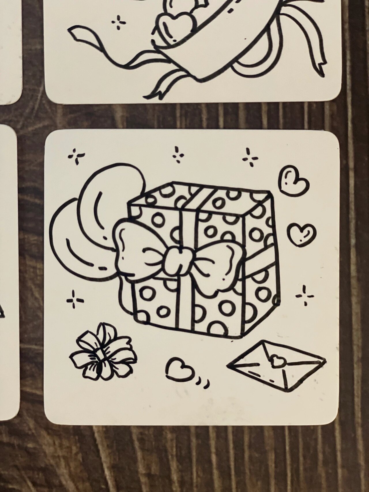 简笔画|礼物盒简笔画,第二弹有被可爱到吗