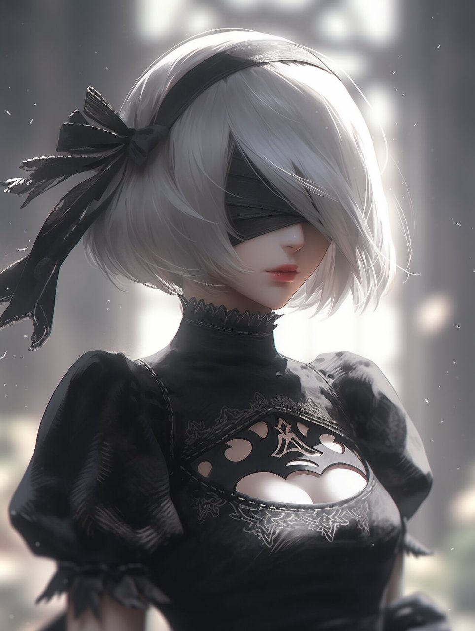 尤尔哈2b 尼尔:机械纪元 壁纸 前进吧,不要回头,只有前进,我们才能