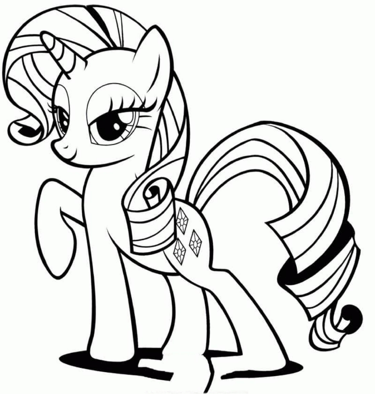 96小马宝莉涂色免费分享(系列二) 更多育儿资源,可以到主页