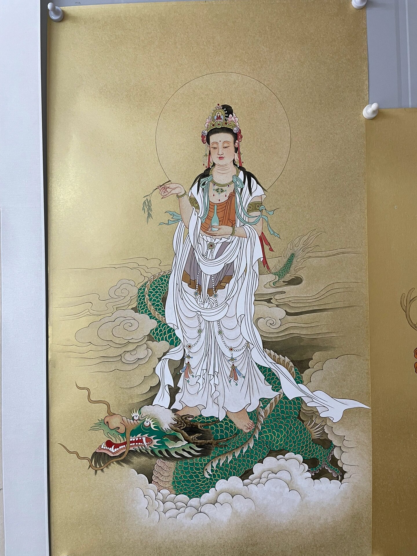 龙头观音工笔画