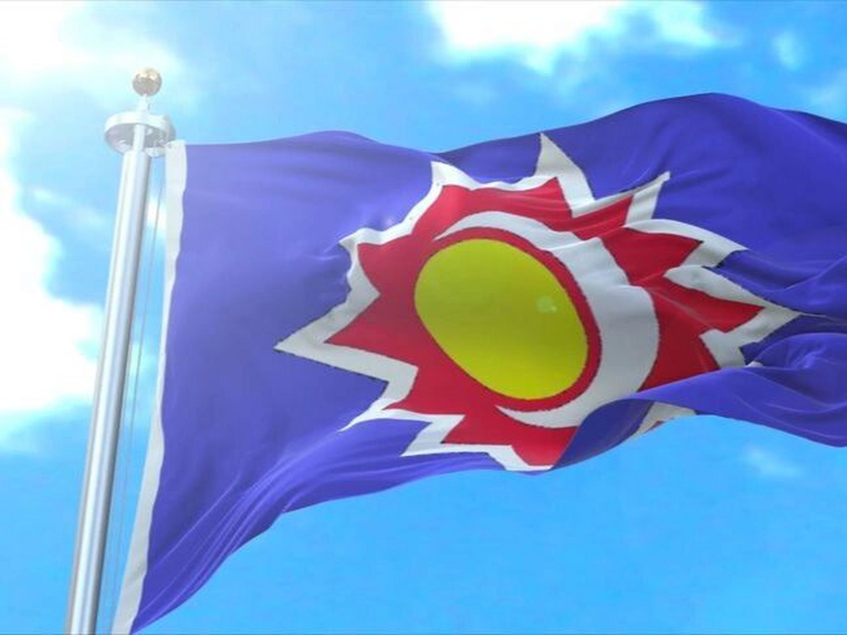 旗帜:明朝 日月旗是明朝的國旗,由明朝的國號「明」字的意義演化而來,