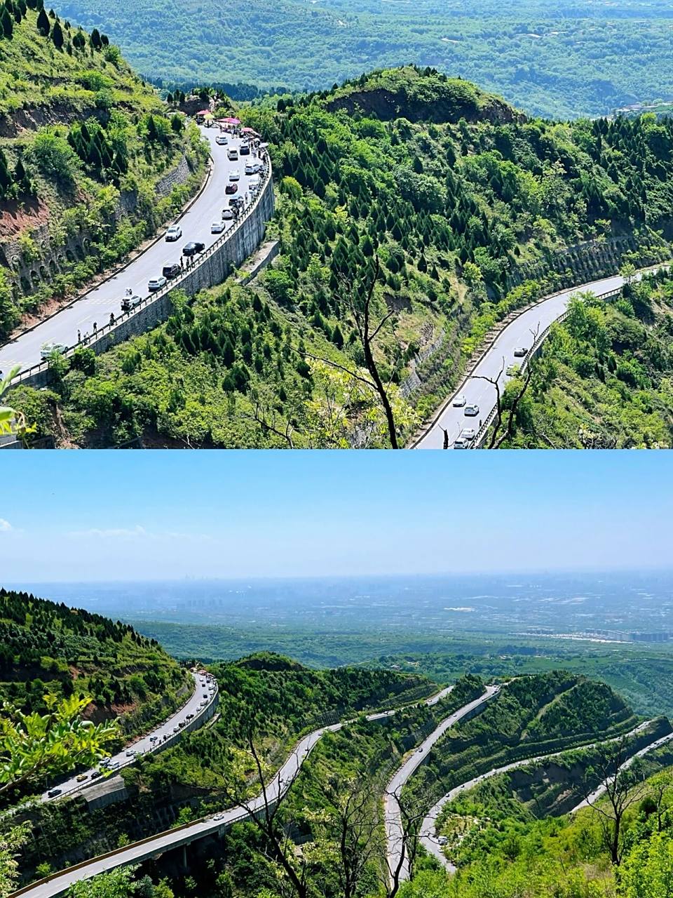 西安周边临潼骊山最美环山路17 72地点:临潼骊山环山路,导航