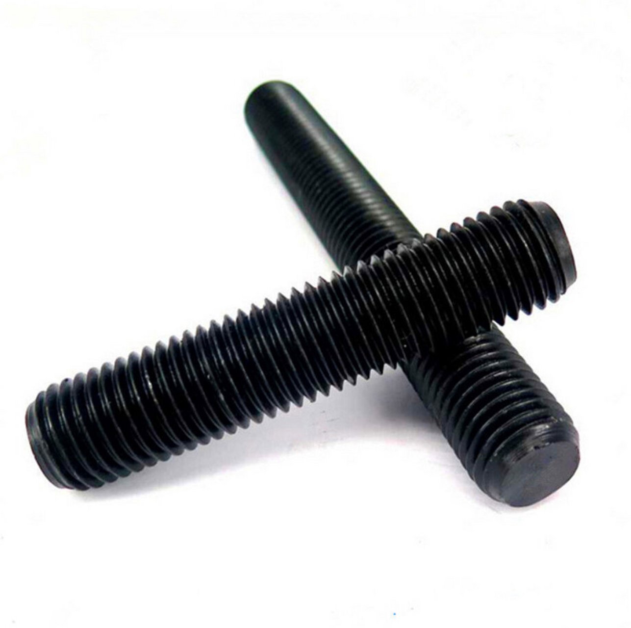 双头螺栓 全螺纹螺柱 双头螺丝也叫双头螺栓或双头螺柱,用于机械的