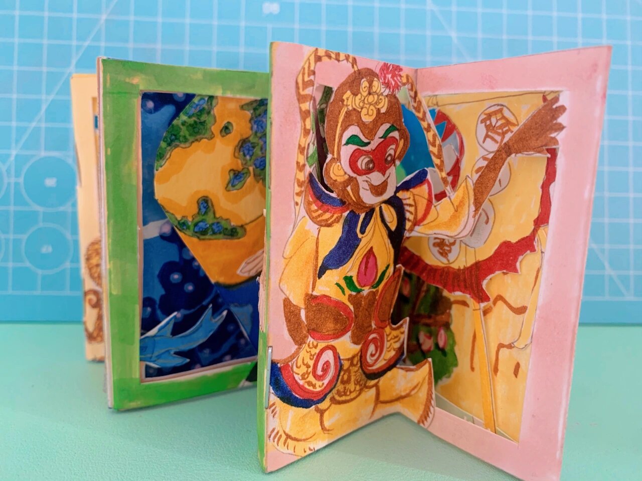 手工立体书 西游记