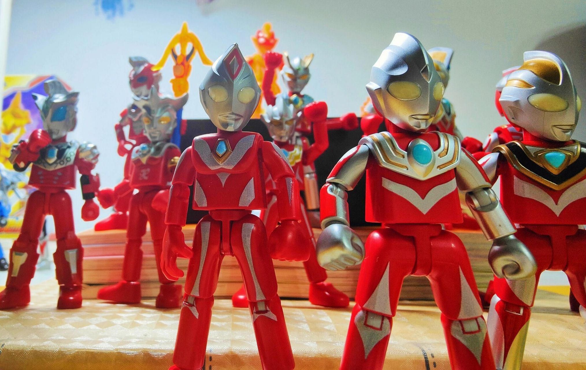 布鲁可积木人～奥特名鉴 红颜色的奥特曼,从箱里翻了半天02小隐藏