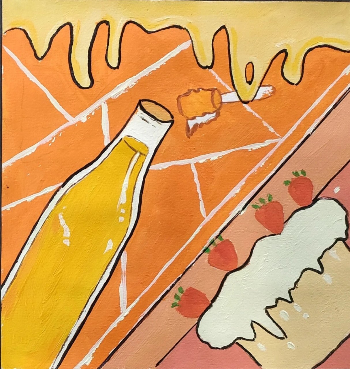 酸甜苦辣 色彩构成里面的色彩情感表现酸甜苦辣 可运用情感联想,色彩