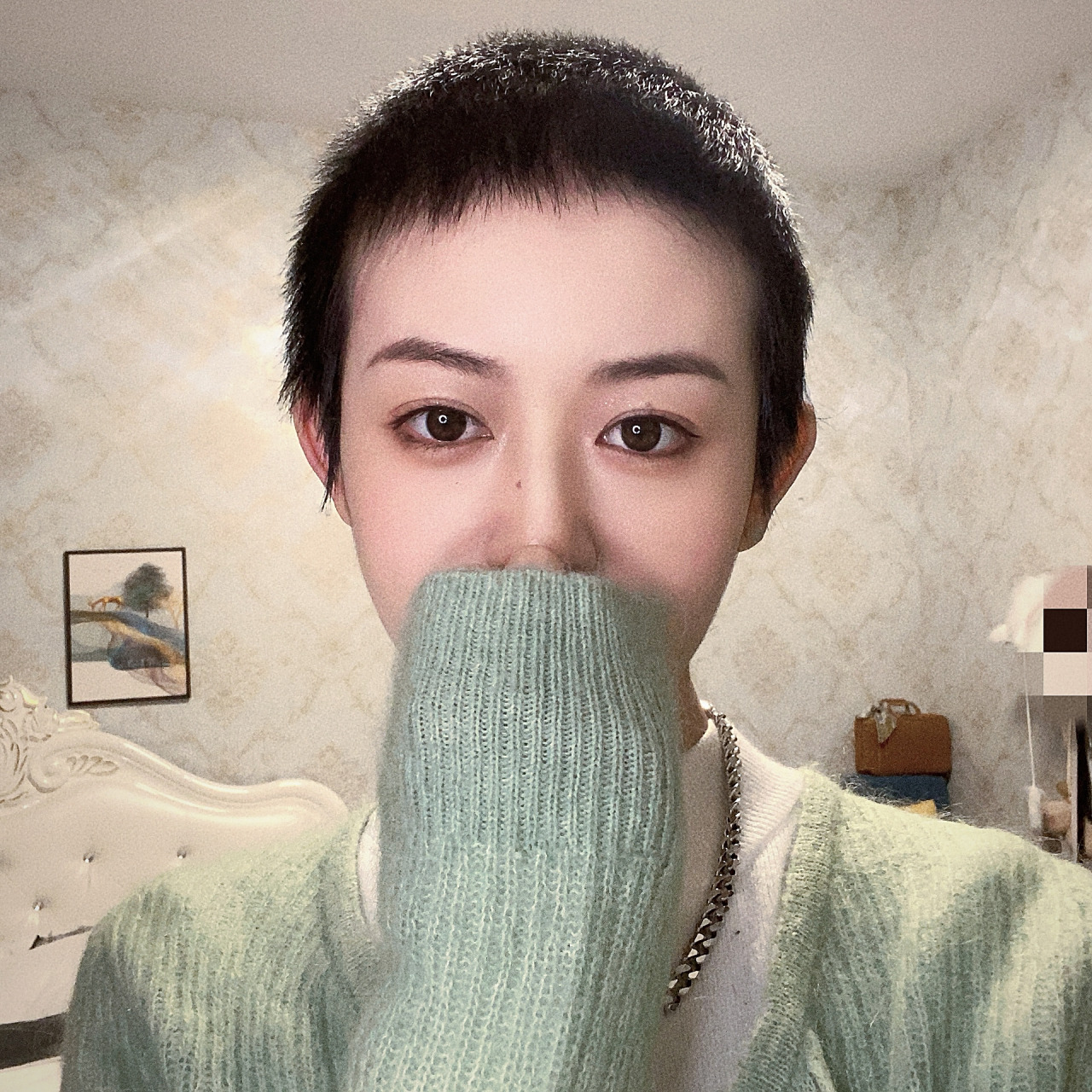 女生寸头 我这发型,回村要挨打吧