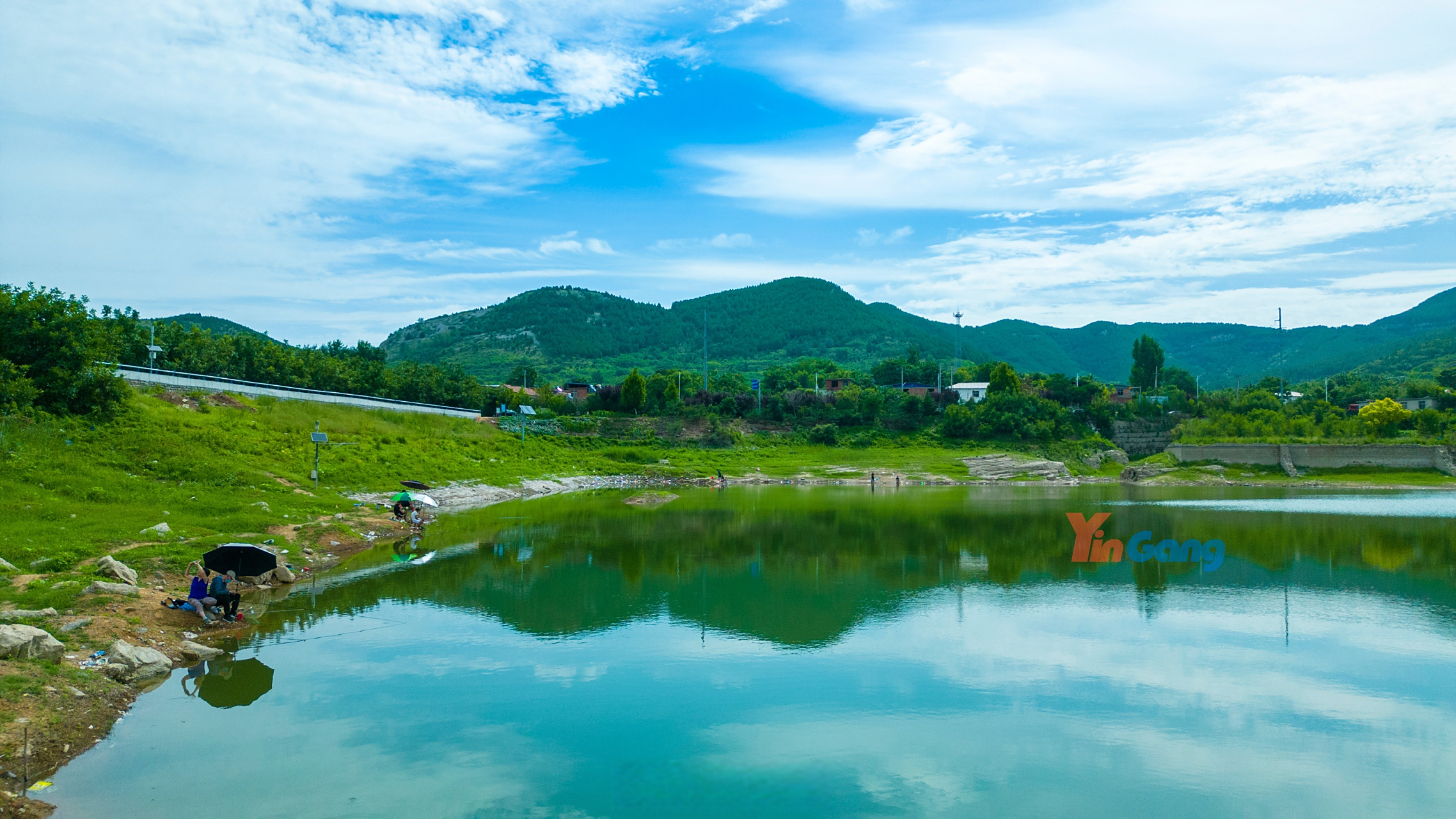 济南蟠龙水库这么美,要不起个别名就叫"蟠龙洱海"吧[大笑]#济南##就爱