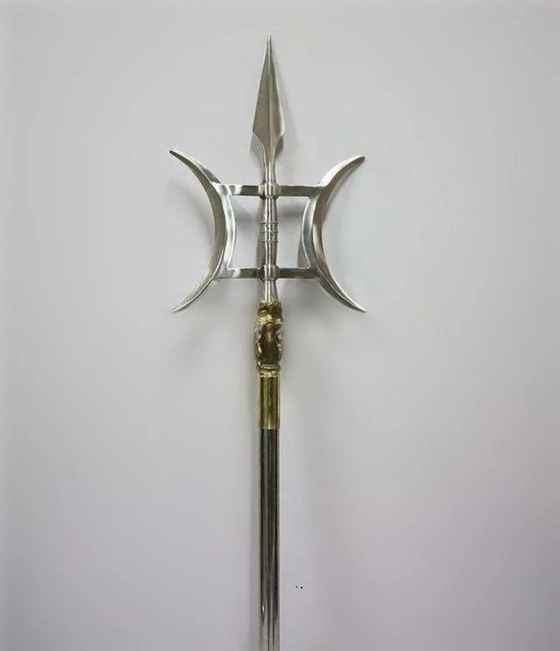 古代冷兵器—戟 戟是矛和戈或者枪和刀的组合,所以既能刺又能勾砍