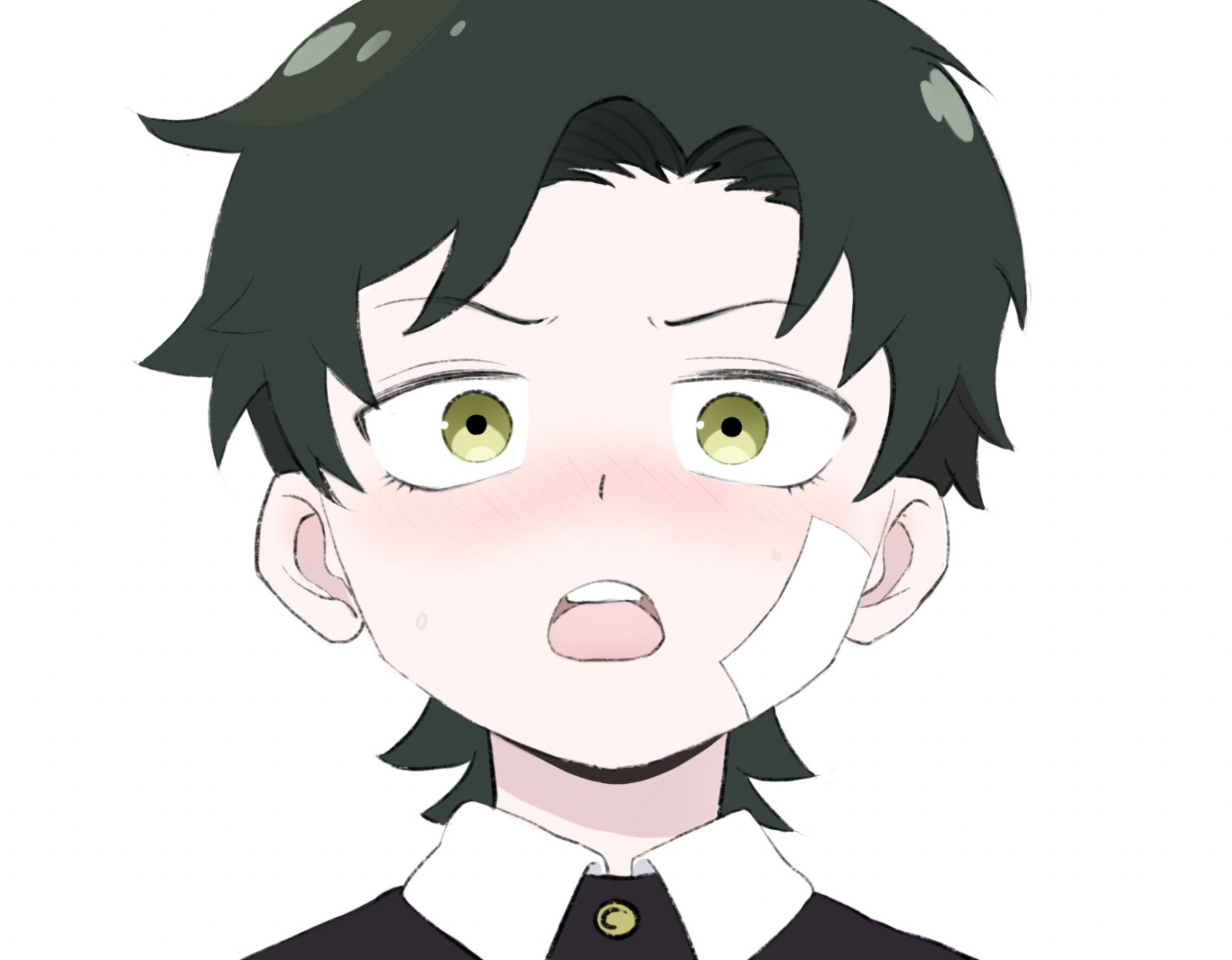 次子好帅啊 最喜欢这傲娇又害羞的小表情了 画的时候好开心呀^_^哈哈