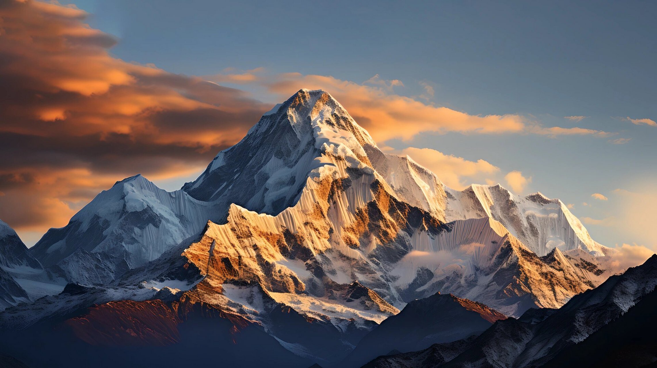 9515电脑壁纸| 7点03 日照金山