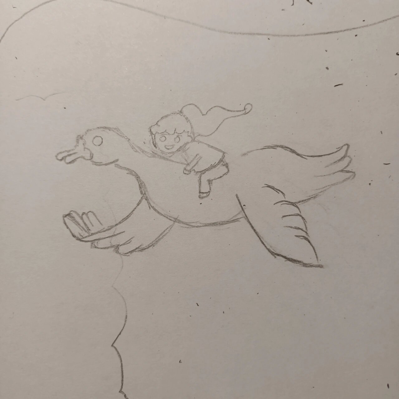 我到底哪里做错了9490 画一个尼尔斯骑鹅旅行记的小报,第一张是